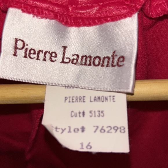 Pierre LaMonte Vintage  Barbie hot pink 2 piece skirt size 16 and jacket size 10 - Picture 8 of 9